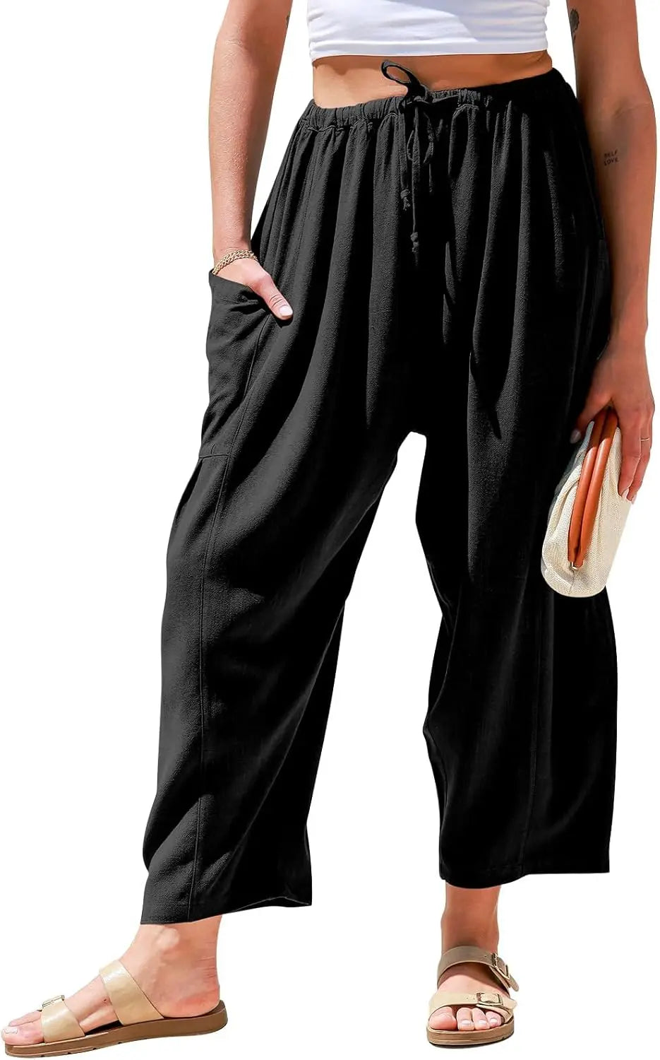Effini Wide Linen Pants EFFINI