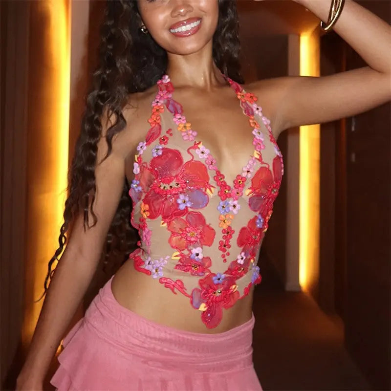 Effini Sleeveless Halter Top EFFINI