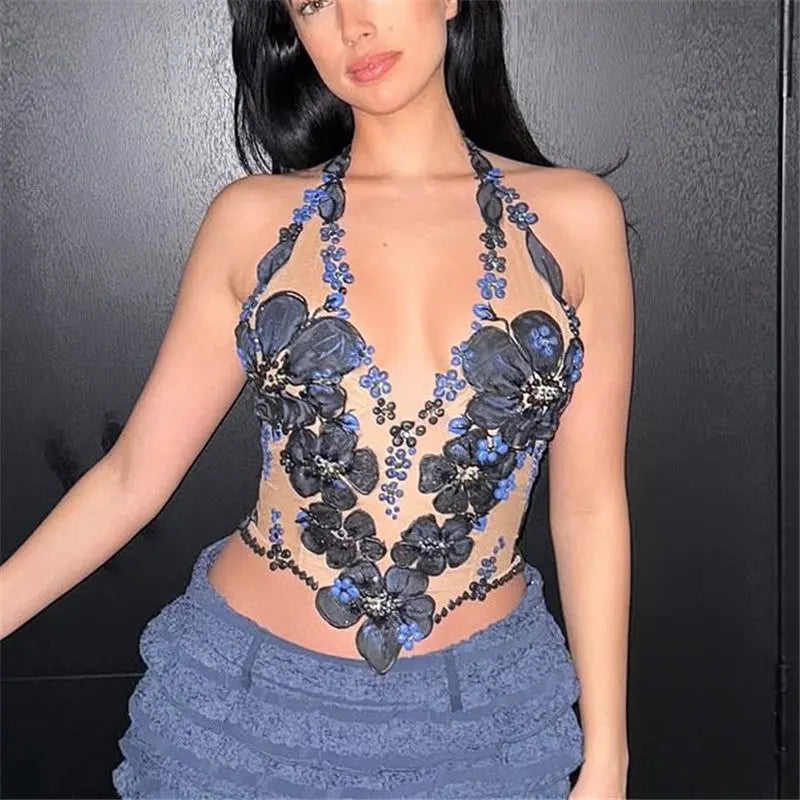 Effini Sleeveless Halter Top EFFINI