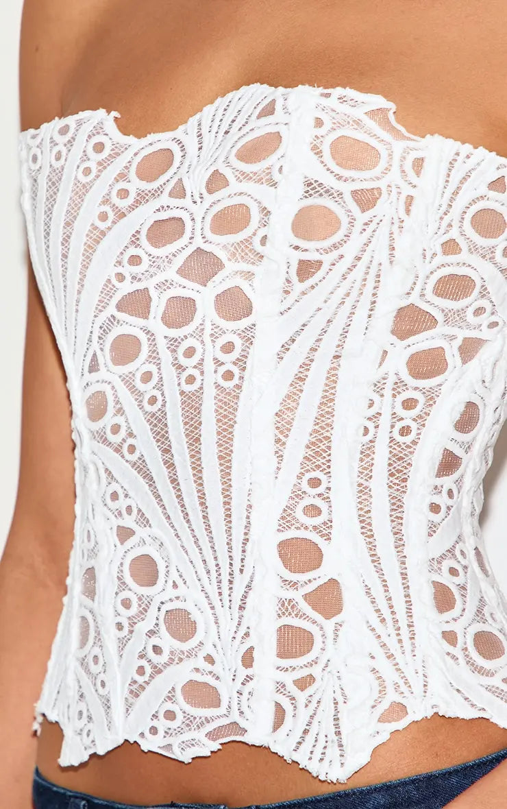 Effini Floral Lace Corset EFFINI